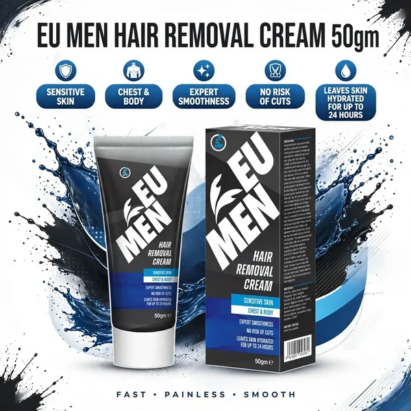 Eu Men Hair Removal Cream Sensitive Skin 50gm in Pakistan